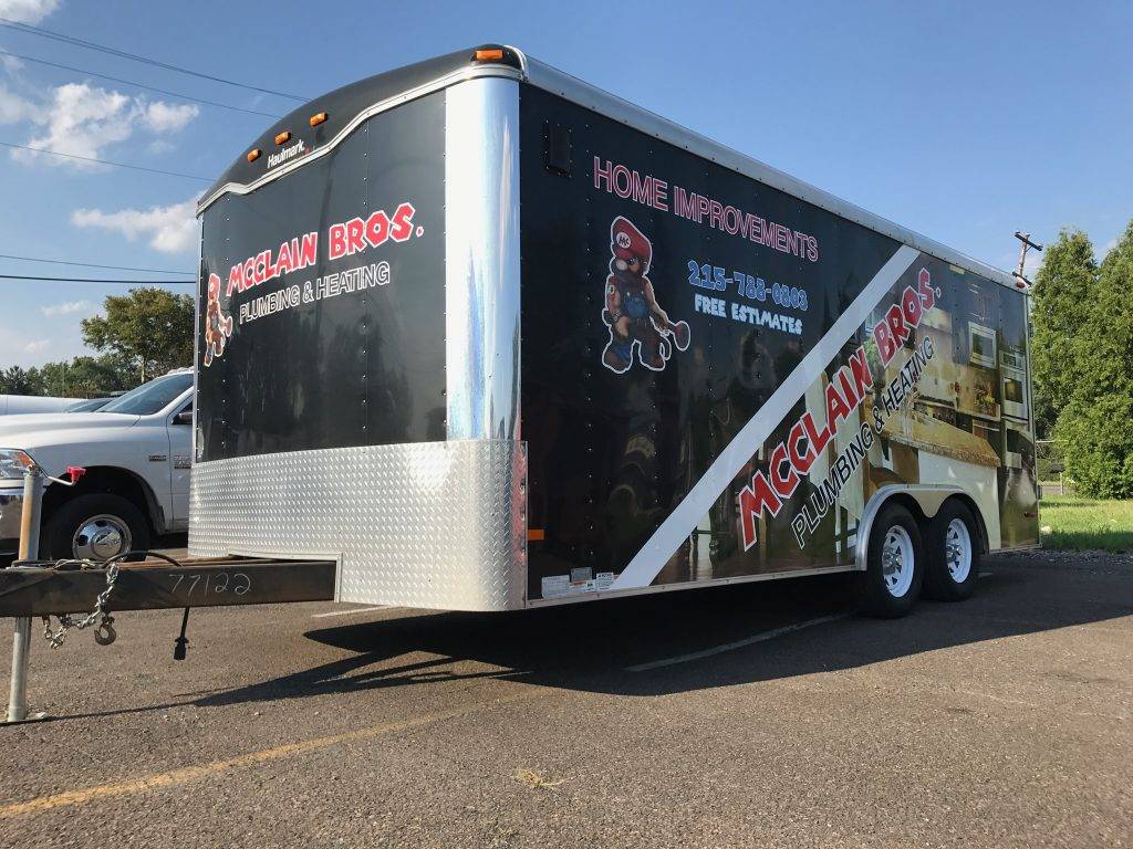 Plumbing Trailer Graphics