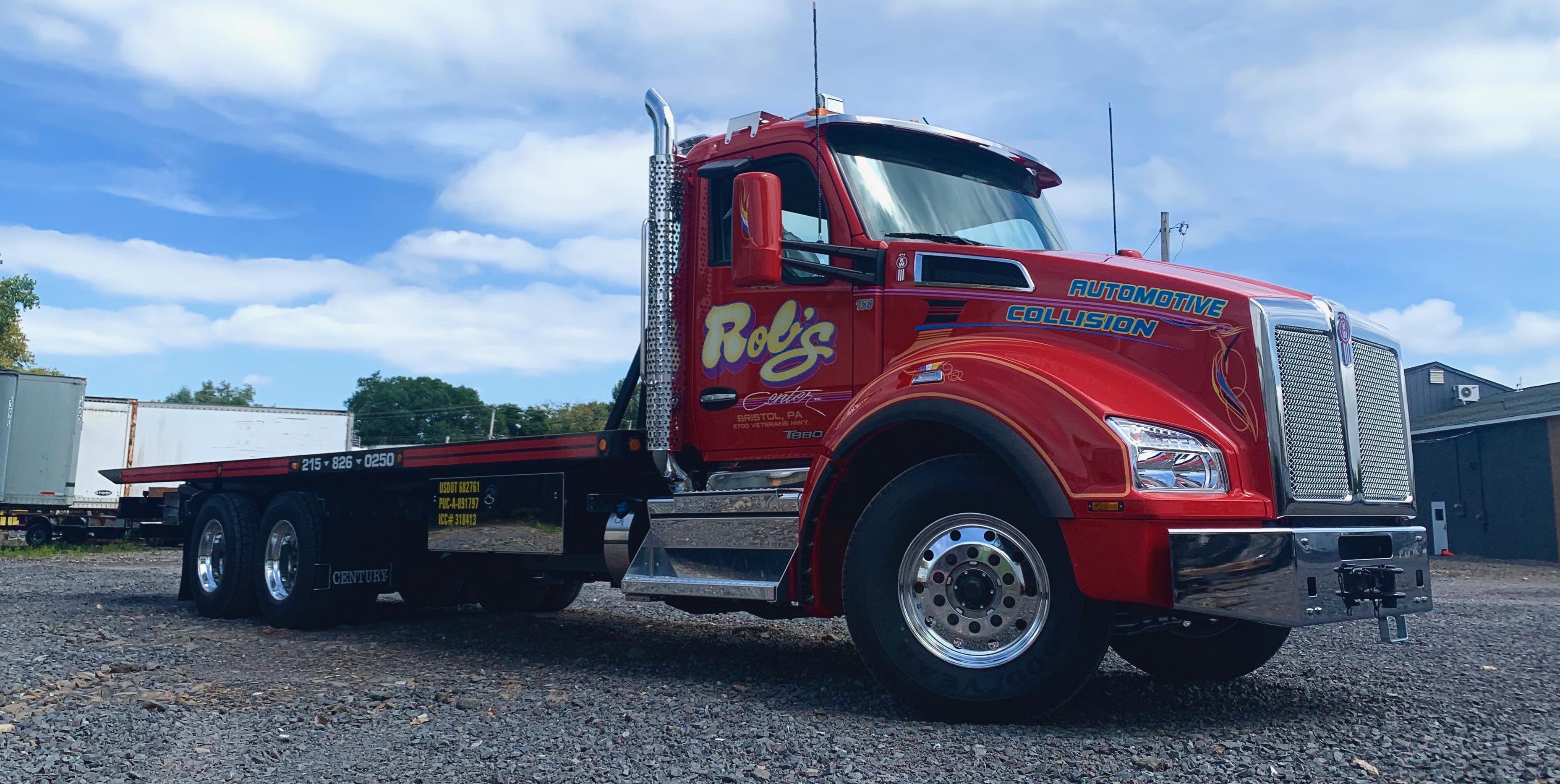 Truck Lettering, Tow Truck Lettering, Slicks Graphics Inc